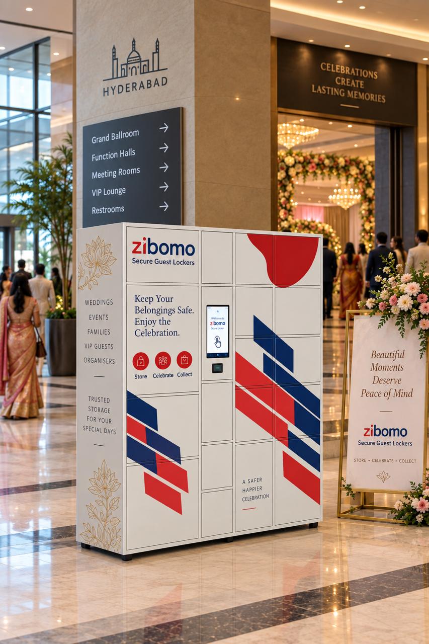 Digital lockers for convention centres and event venues